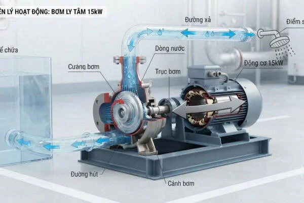 Máy bơm 15kw
